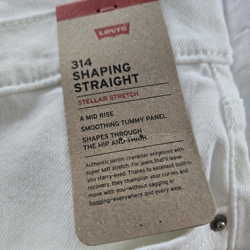 White LEVIS Denim Jeans - Picture 4 of 4